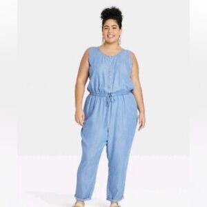 Women's Sleeveless Jumpsuit -
Knox Rose